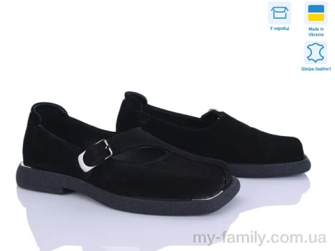 Туфлі натуральна замша чорний жінки -, Туфлі жіночі оптом