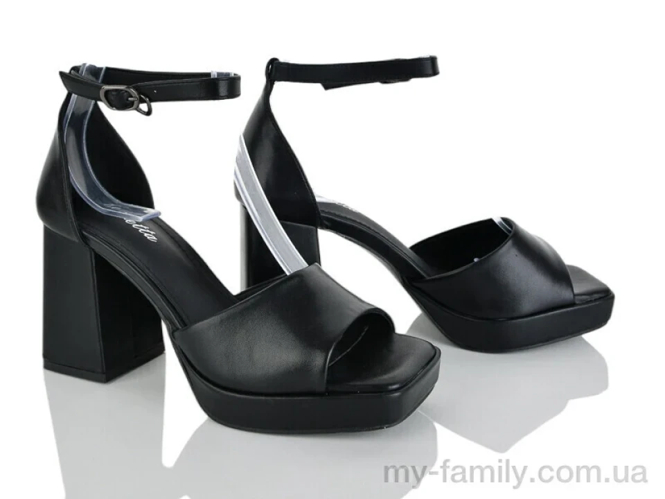 Босоніжки штучна шкіра чорний жінки -, Жіночі босоніжки оптом