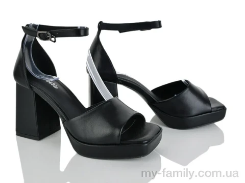 Босоніжки штучна шкіра чорний жінки -, Жіночі босоніжки оптом