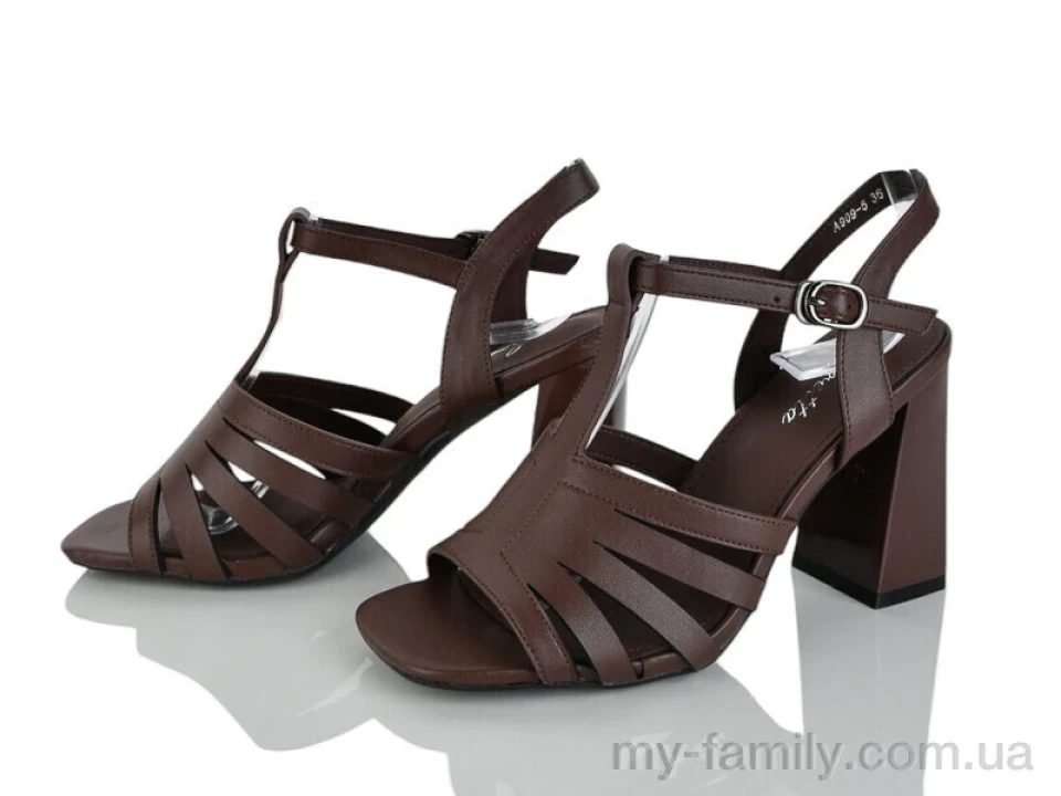 Босоніжки штучна шкіра коричневий жінки -, Жіночі босоніжки оптом