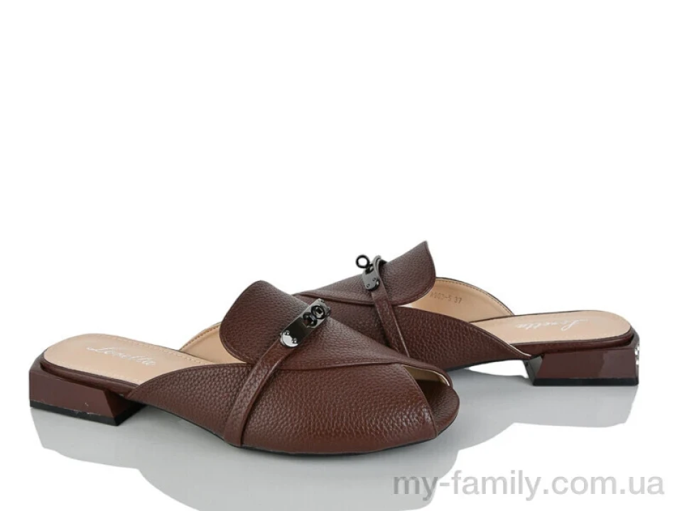 Шльопанці штучна шкіра коричневий жінки -, Жіночі шльопанці оптом