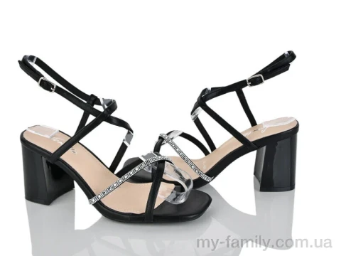 Босоніжки штучна шкіра чорний жінки -, Жіночі босоніжки оптом