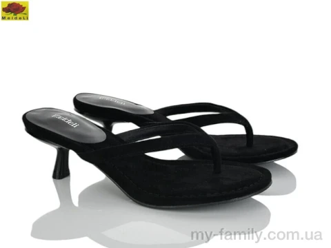 Шльопанці штучна замша чорний жінки -, Жіночі шльопанці оптом