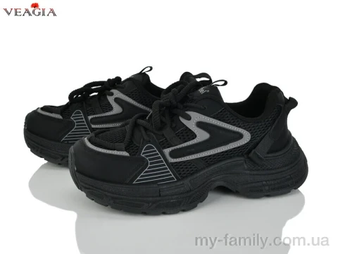 Кросівки штучна шкіра-текстиль чорний жінки -, Жіночі кросівки оптом