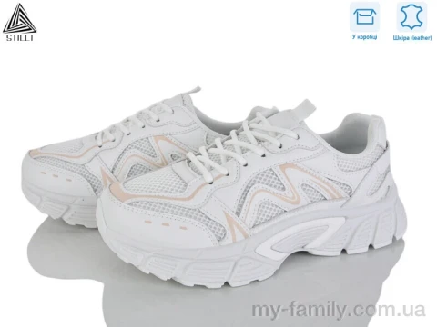 Кросівки натуральна шкіра-текстиль білий жінки -, Жіночі кросівки оптом