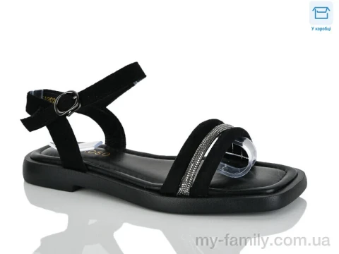 Босоніжки штучна замша чорний жінки -, Жіночі босоніжки оптом