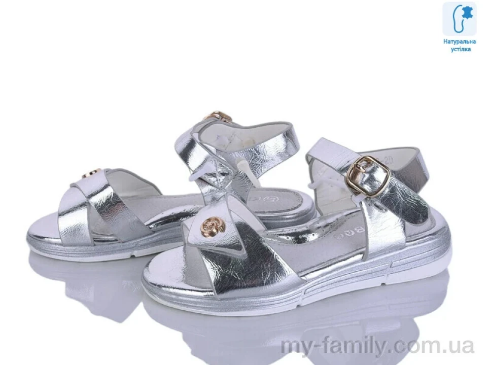 Босоніжки штучна шкіра срібний діти дівчинка, Взуття оптом діти