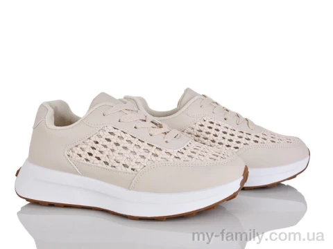 Кросівки штучна шкіра бежевий жінки -, Жіночі кросівки оптом