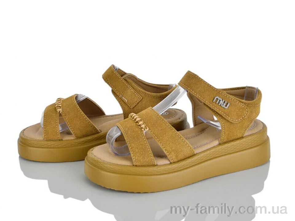 Босоніжки штучна замша коричневий діти дівчинка, Взуття оптом діти