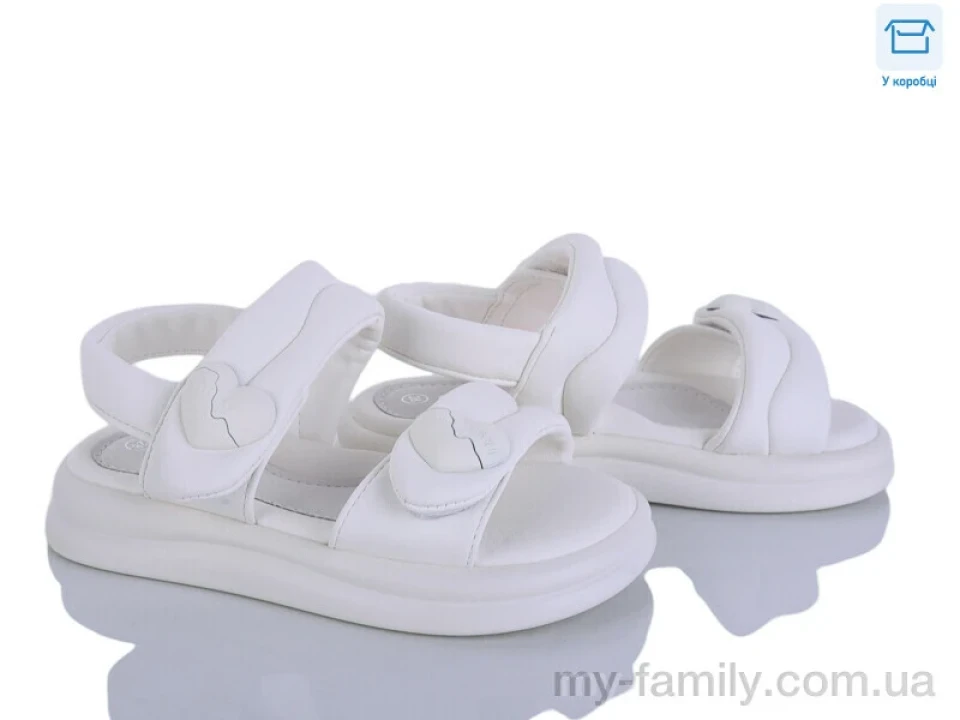 Босоножки искусственная кожа белый дети девочка, Взуття оптом дети