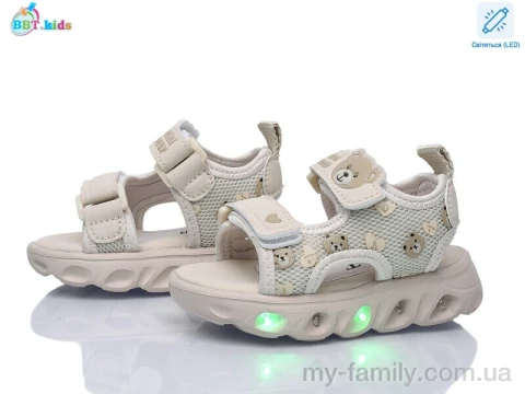 Босоножки искусственная кожа-текстиль бежевый дети девочка, Взуття оптом дети