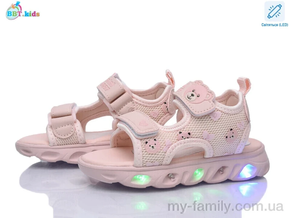 Босоніжки штучна шкіра-текстиль рожевий діти дівчинка, Взуття оптом діти