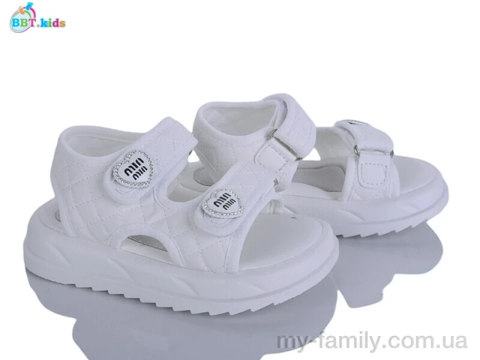 Босоніжки штучна шкіра білий діти дівчинка, Взуття оптом діти