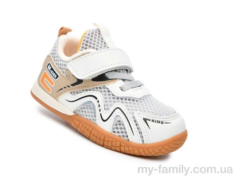 Кросівки штучна шкіра-текстиль сірий діти унісекс, Дитячі кросівки оптом