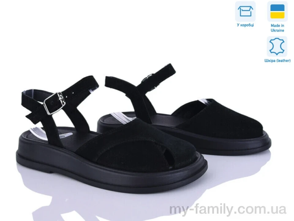 Босоніжки натуральна замша чорний жінки -, Жіночі босоніжки оптом