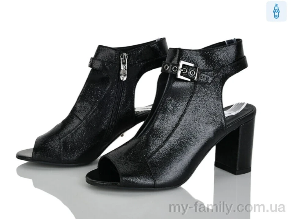 Босоніжки штучна шкіра чорний жінки -, Жіночі босоніжки оптом