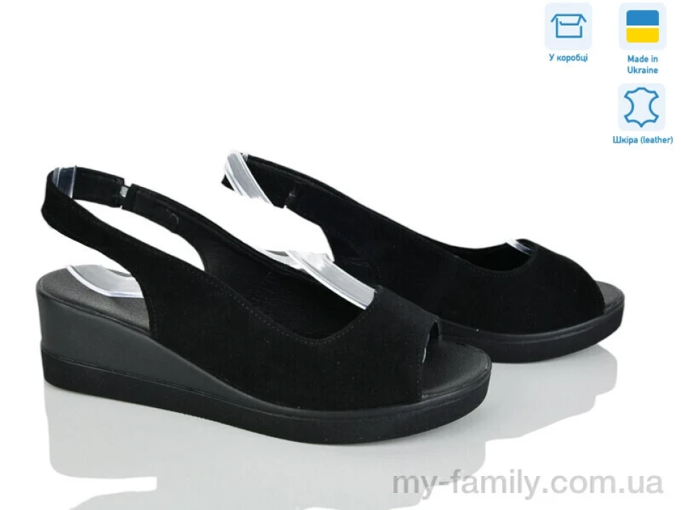 Босоніжки натуральна замша чорний жінки -, Жіночі босоніжки оптом