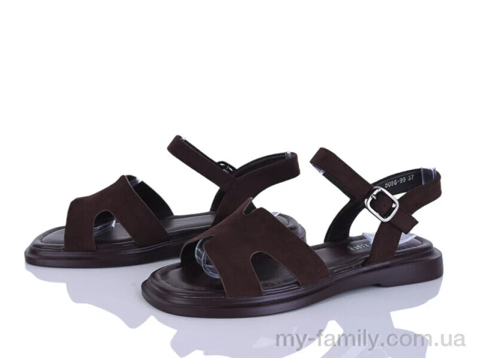 Босоніжки штучна замша коричневий жінки -, Жіночі босоніжки оптом