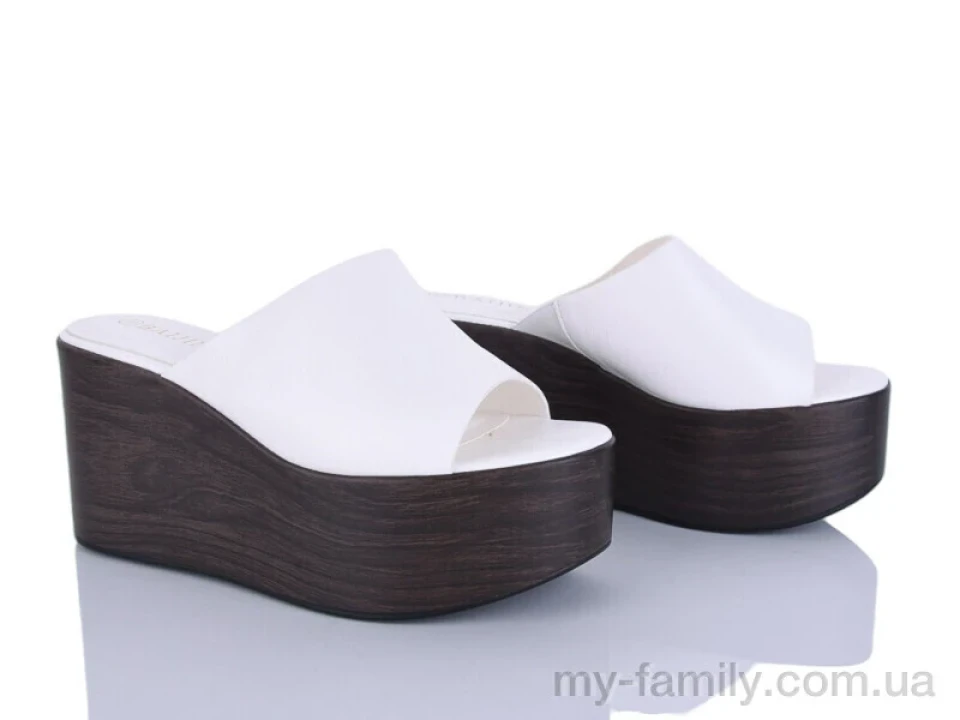 Шльопанці штучна шкіра білий жінки -, Жіночі шльопанці оптом