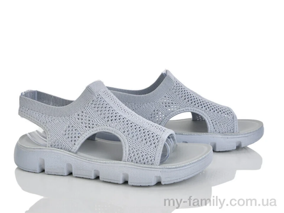 Босоніжки текстиль сірий жінки -, Жіночі босоніжки оптом