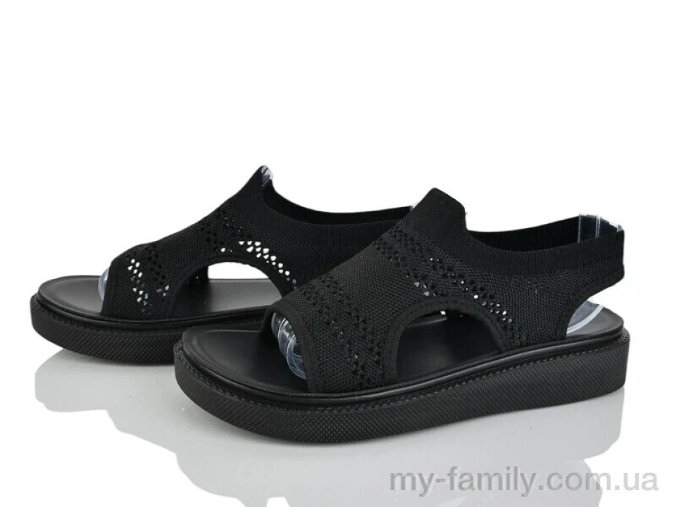 Босоніжки текстиль чорний жінки -, Жіночі босоніжки оптом