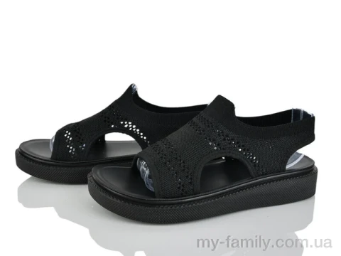 Босоніжки текстиль чорний жінки -, Жіночі босоніжки оптом