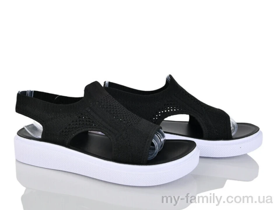 Босоніжки текстиль чорний жінки -, Жіночі босоніжки оптом