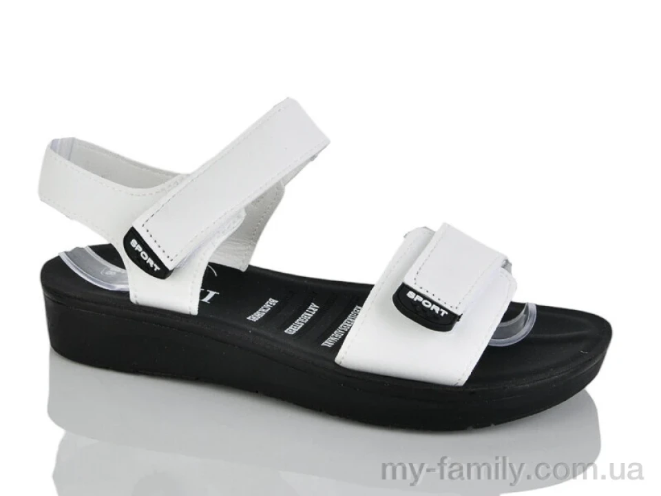 Босоніжки штучна шкіра білий жінки -, Жіночі босоніжки оптом