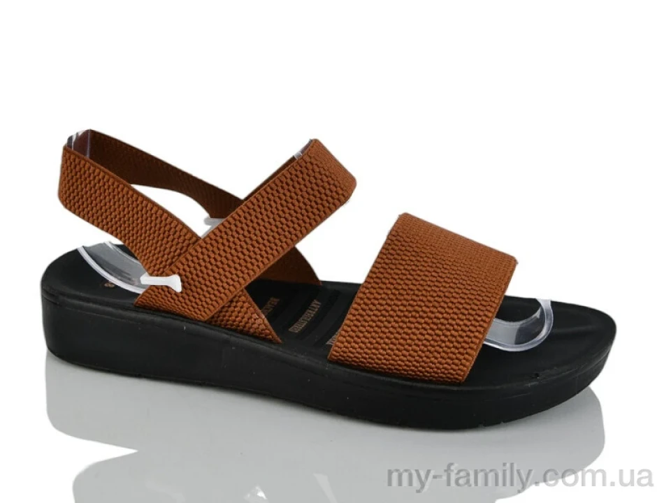 Босоніжки текстиль коричневий жінки -, Жіночі босоніжки оптом