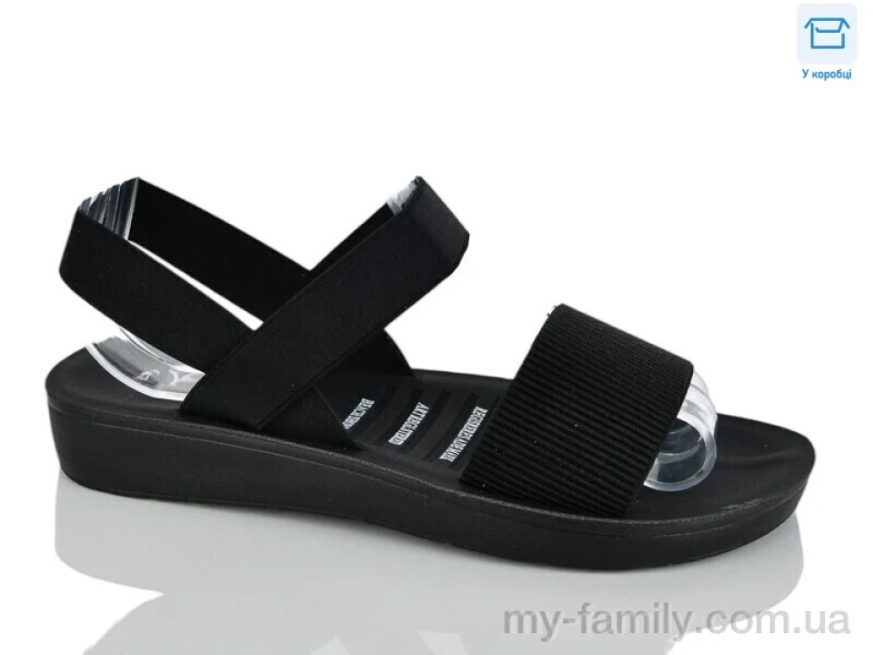 Босоніжки текстиль чорний жінки -, Жіночі босоніжки оптом