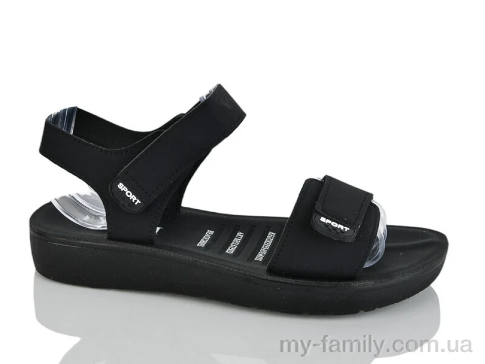 Босоніжки штучна шкіра чорний жінки -, Жіночі босоніжки оптом