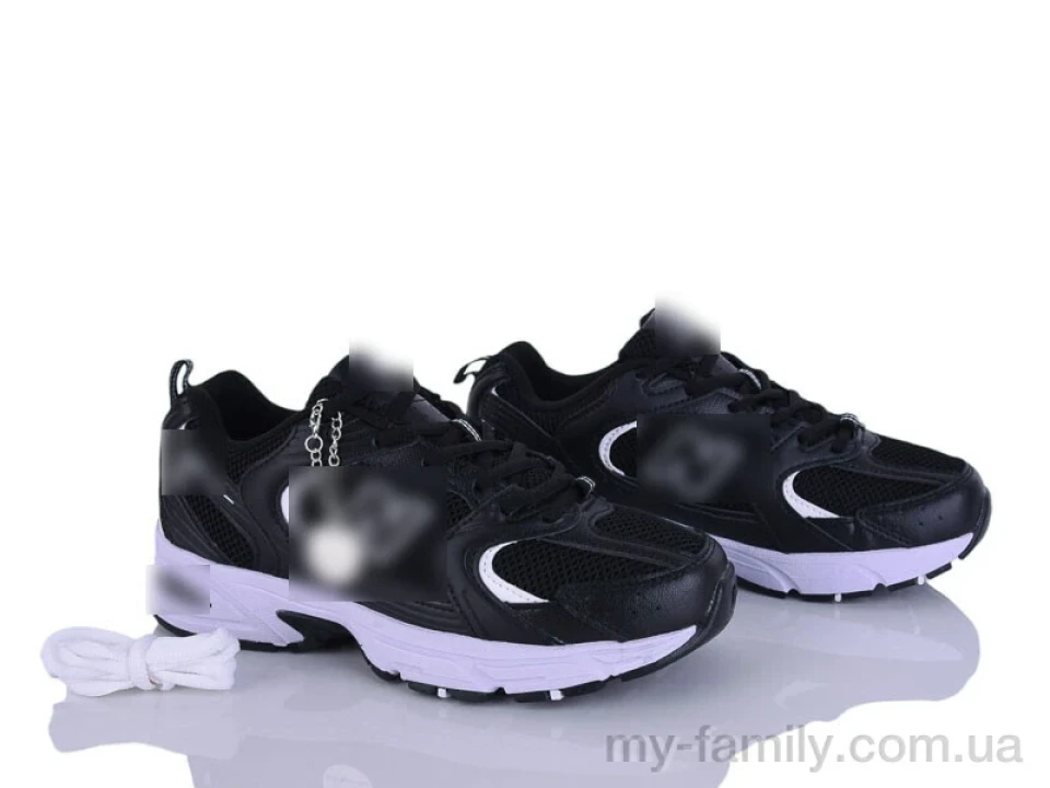 Кросівки штучна шкіра-текстиль чорний жінки -, Жіночі кросівки оптом