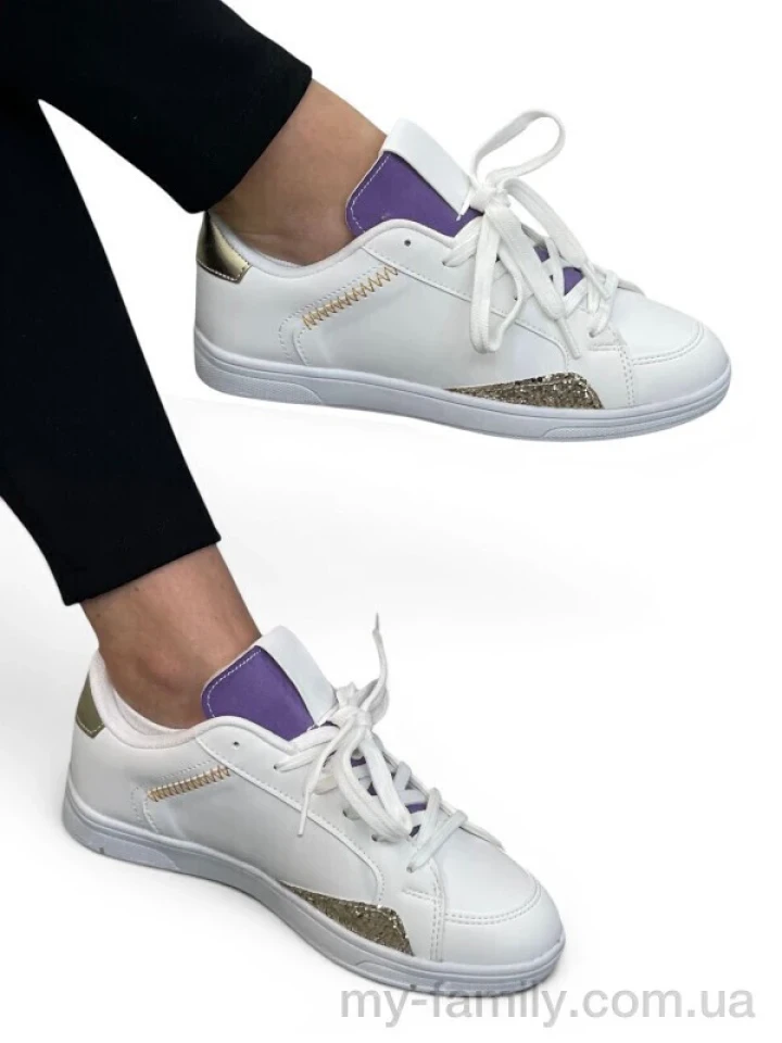 Кросівки штучна шкіра білий жінки -, Жіночі кросівки оптом