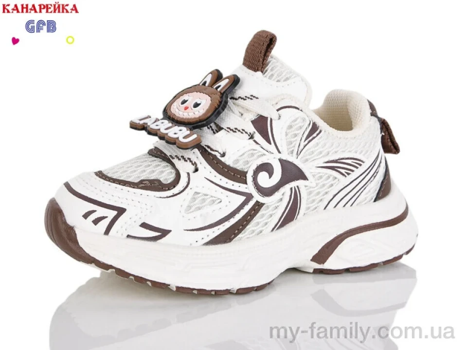 Кросівки штучна шкіра-текстиль бежевий діти унісекс, Дитячі кросівки оптом