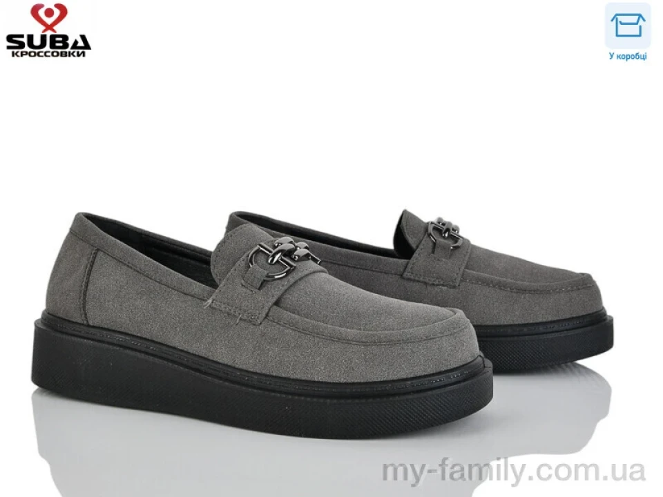 Туфлі штучна замша сірий жінки -, Туфлі жіночі оптом