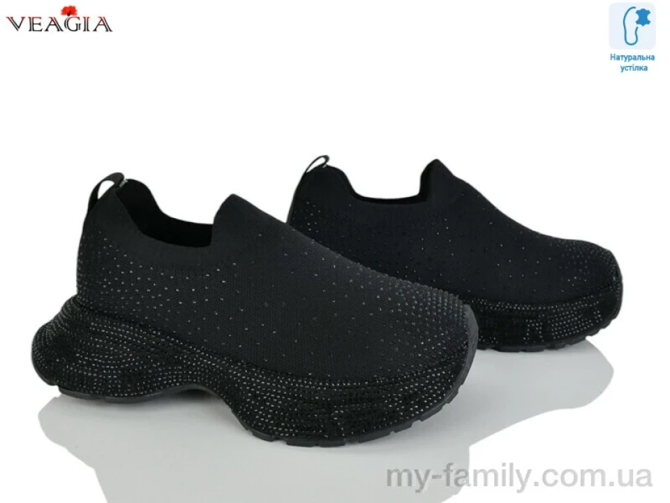 Кросівки текстиль чорний жінки -, Жіночі кросівки оптом