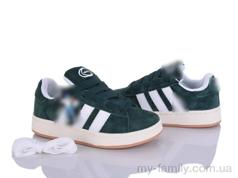 Кросівки штучна замша зелений діти унісекс, Дитячі кросівки оптом