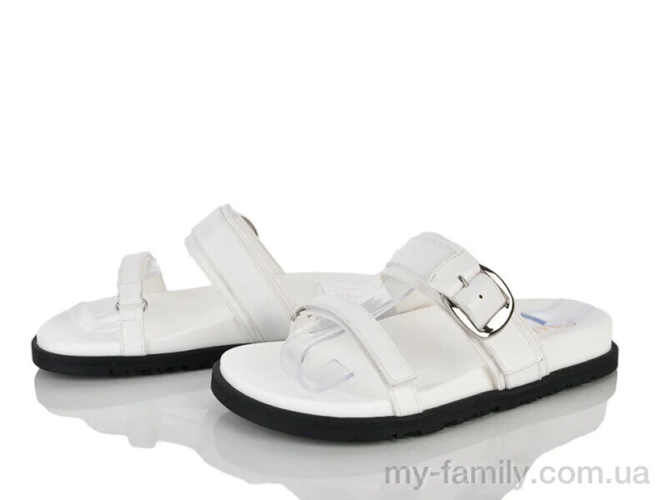 Босоніжки штучна шкіра білий жінки -, Жіночі босоніжки оптом