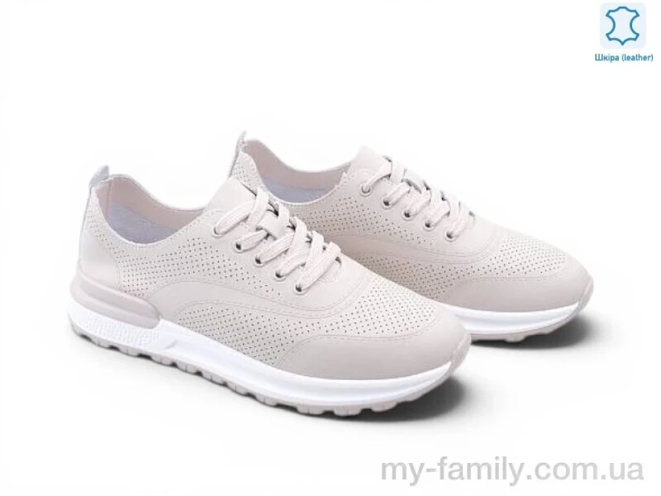 Кросівки натуральна шкіра бежевий жінки -, Жіночі кросівки оптом