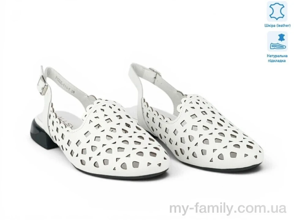 Босоніжки натуральна шкіра білий жінки -, Жіночі босоніжки оптом