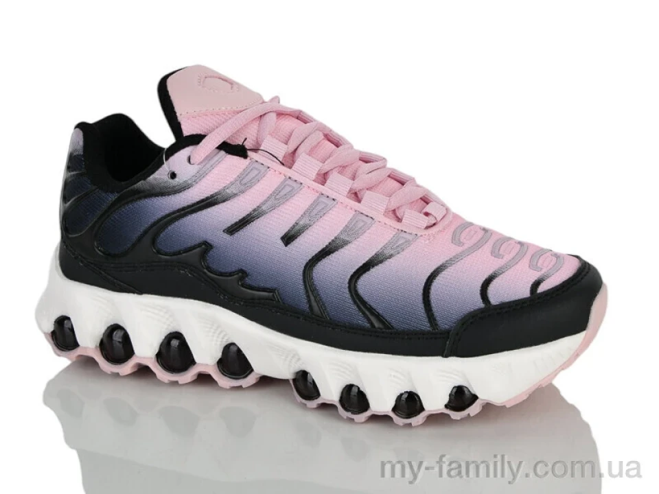 Кросівки штучна шкіра-текстиль рожевий жінки -, Жіночі кросівки оптом