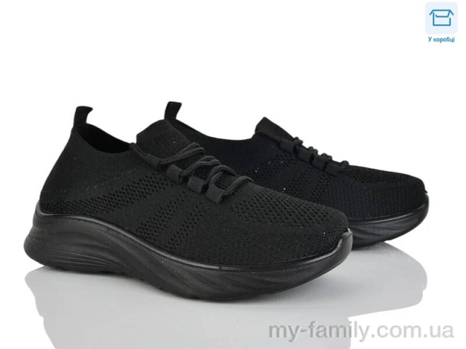 Кросівки текстиль чорний жінки -, Жіночі кросівки оптом