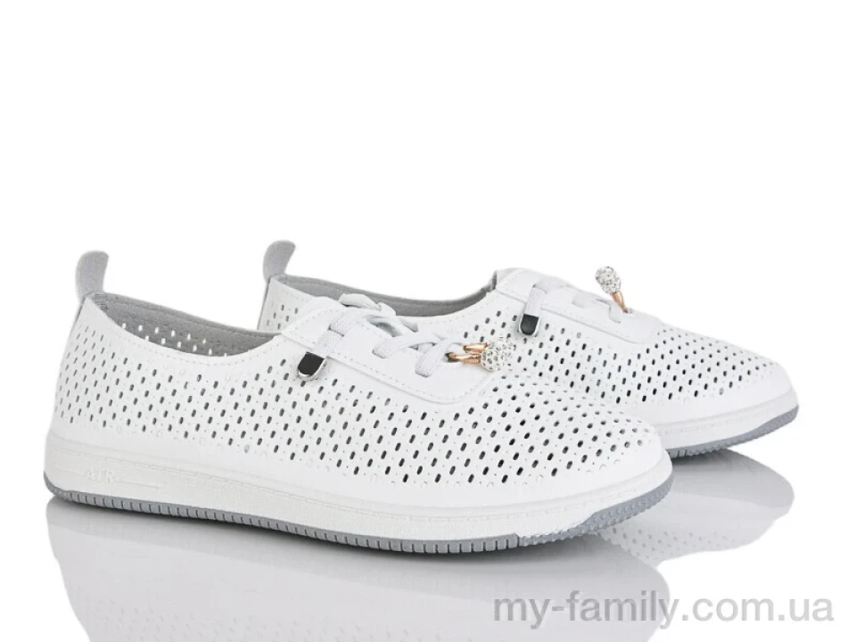 Кросівки штучна шкіра білий жінки -, Жіночі кросівки оптом