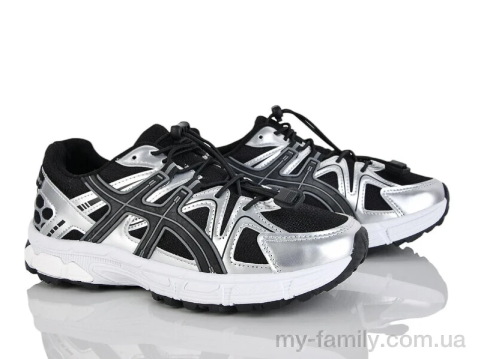 Кросівки штучна шкіра-текстиль чорний жінки -, Жіночі кросівки оптом