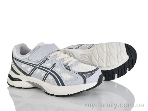 Кросівки штучна шкіра-текстиль сірий діти унісекс, Дитячі кросівки оптом