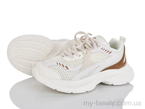 Кросівки штучна шкіра-текстиль бежевий діти унісекс, Дитячі кросівки оптом