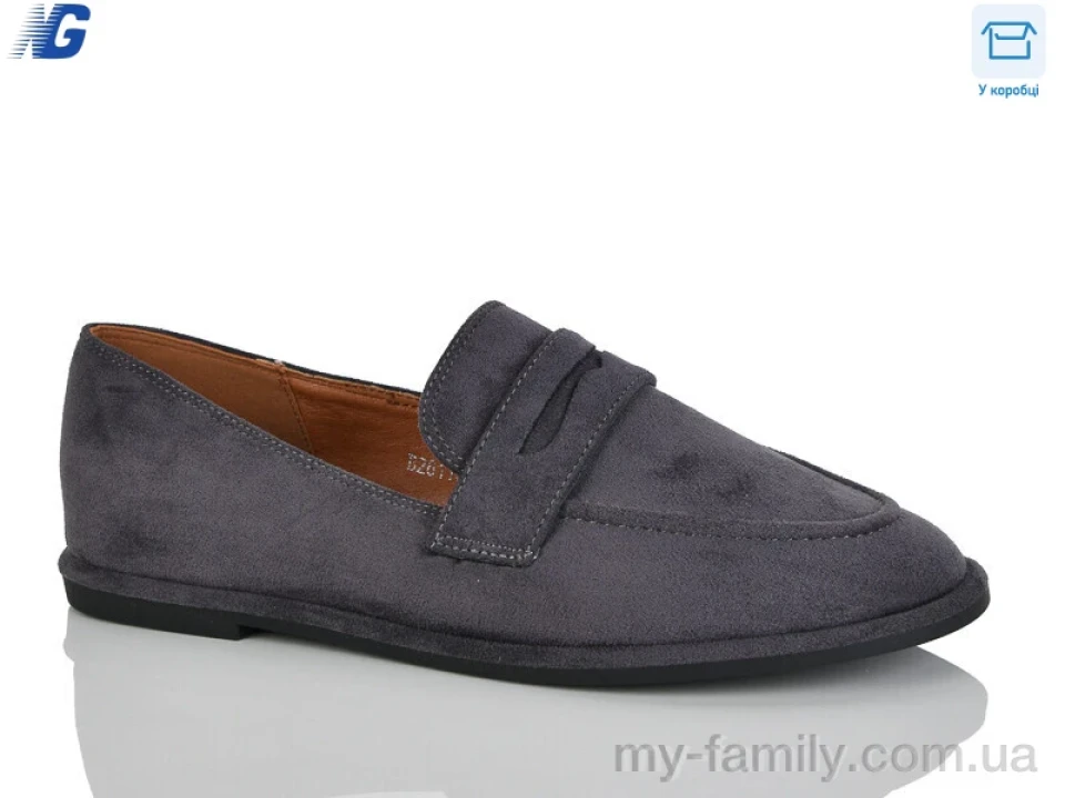 Туфлі штучна замша сірий жінки -, Туфлі жіночі оптом