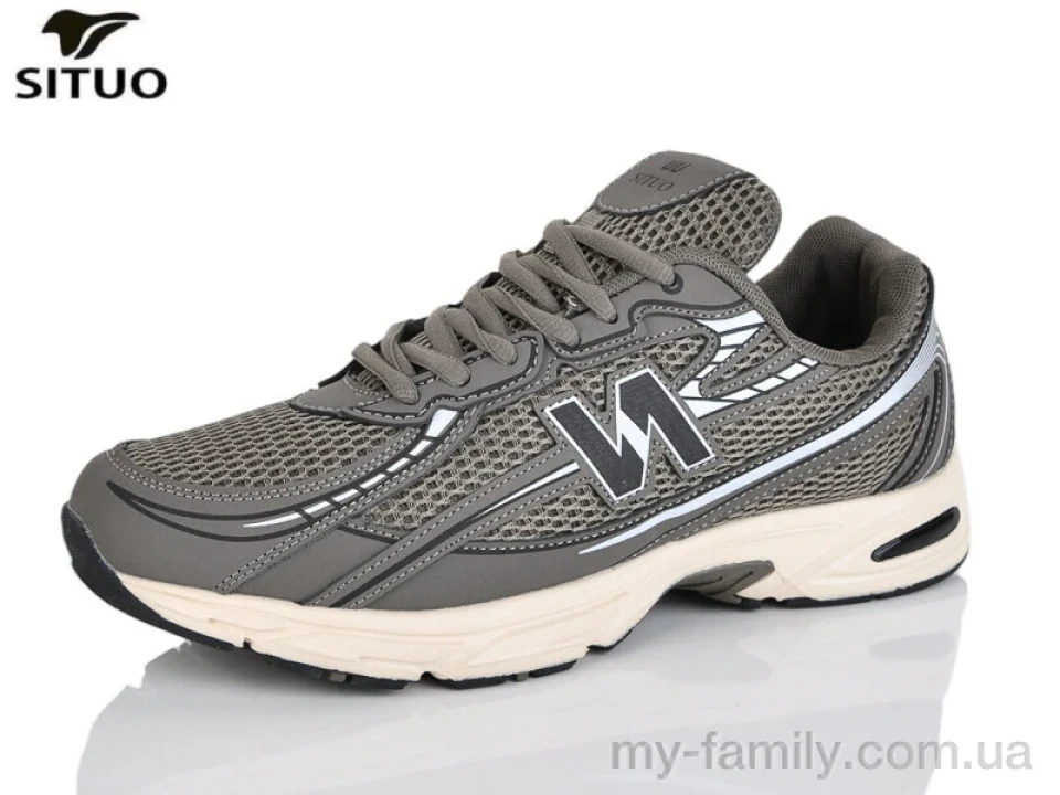 Кросівки штучна шкіра-текстиль хакі чоловіки -, Чоловічі кросівки оптом