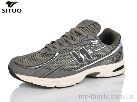 Кросівки штучна шкіра-текстиль хакі чоловіки -, Чоловічі кросівки оптом