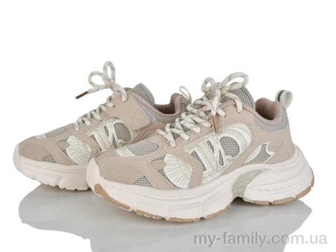 Кросівки штучна шкіра-текстиль бежевий діти дівчинка, Дитячі кросівки оптом